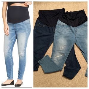 Liz Lange | 2 Pair Full Panel Maternity Jeans 👖👖